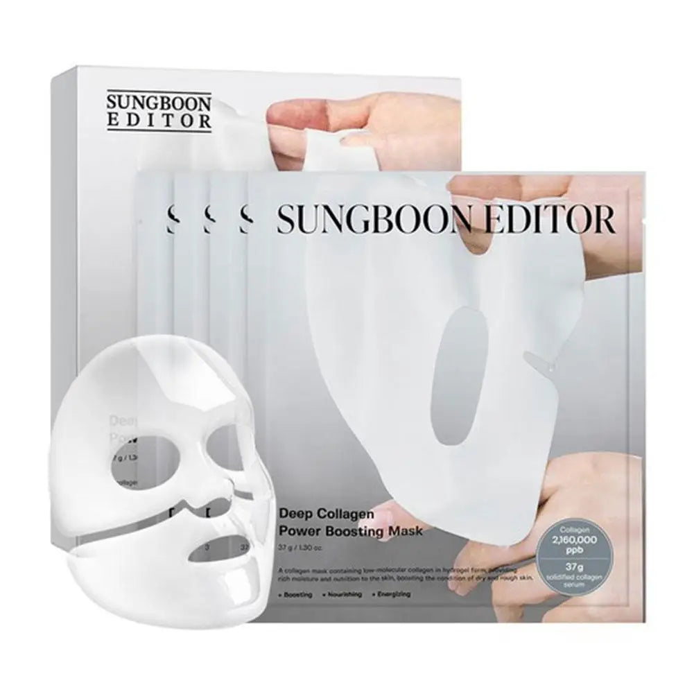 Korean SUNGBOON EDITOR Real Collagen Sleeping Pack 37g Low-Molecular Gel Mask Lift Smooth Rough Skin Anti-Wrinkle Hydrating Mask
