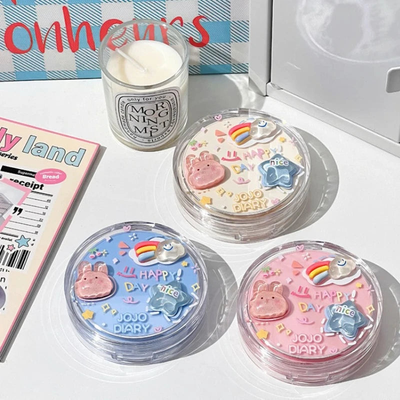 3 Colors Cute South Korea Air Cushion BB Cream Face Concealer Lasting Makeup Set Air Cushion Cream Water Proof Make Up