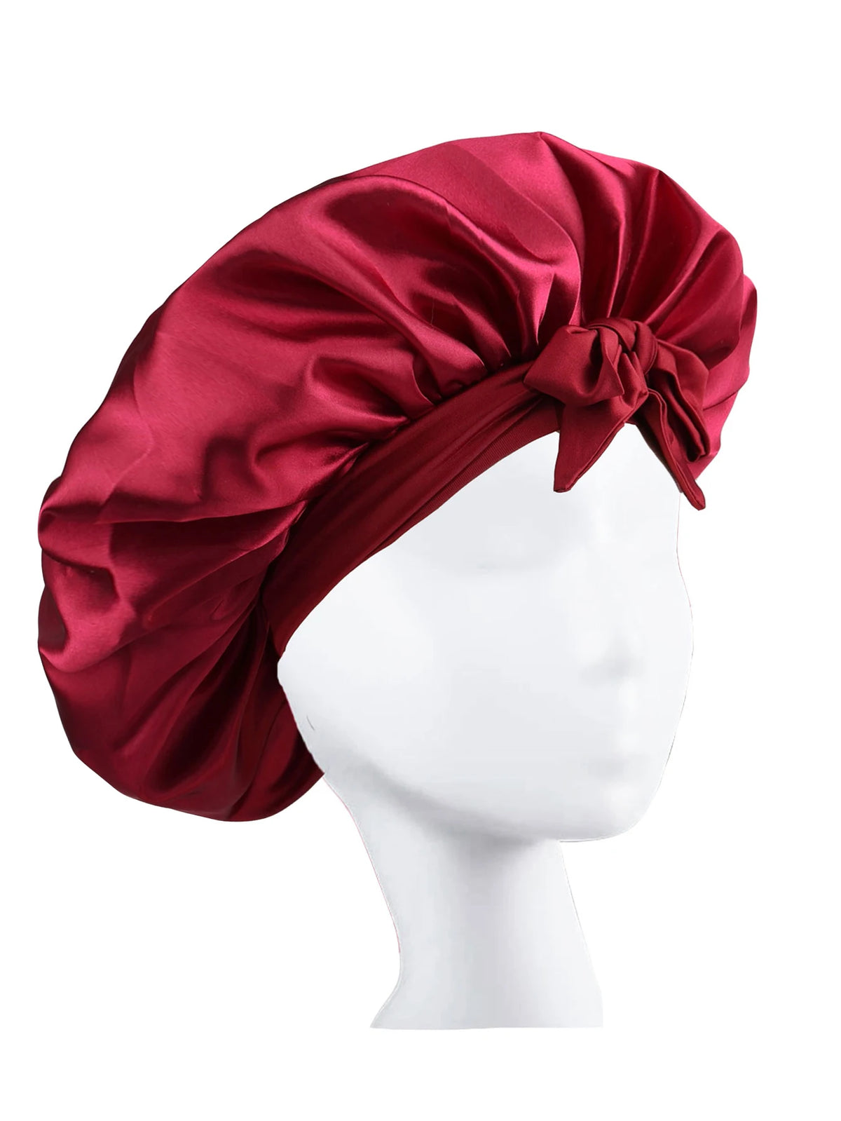 2026 New Silk Bonnet Sleeping Womens Satin Bonnet Hair Night Sleep Cap Tie Band CurlyHat Scarf Wrap Curly Hair Bonnets Beauty