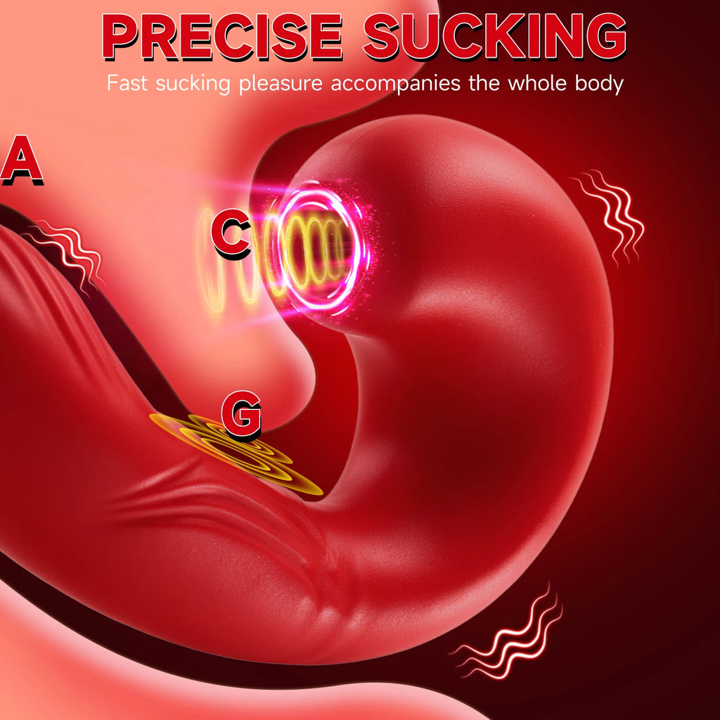 Female Masturbation Flapping Sucking G-spot Dildo Vibrator Couple Adult Clitoris Stimulator Adult Goods Sex Toy For Women 18+