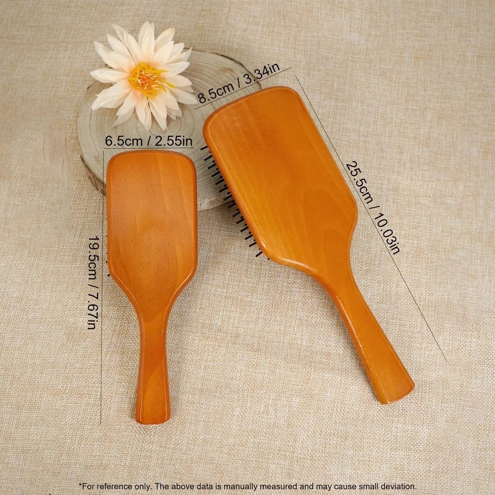 Wooden Airbag Massage Comb Scalp Massage Scalp Care Female Curly Hair High-grade Anti-static Hair Loss Daily Styling Grooming