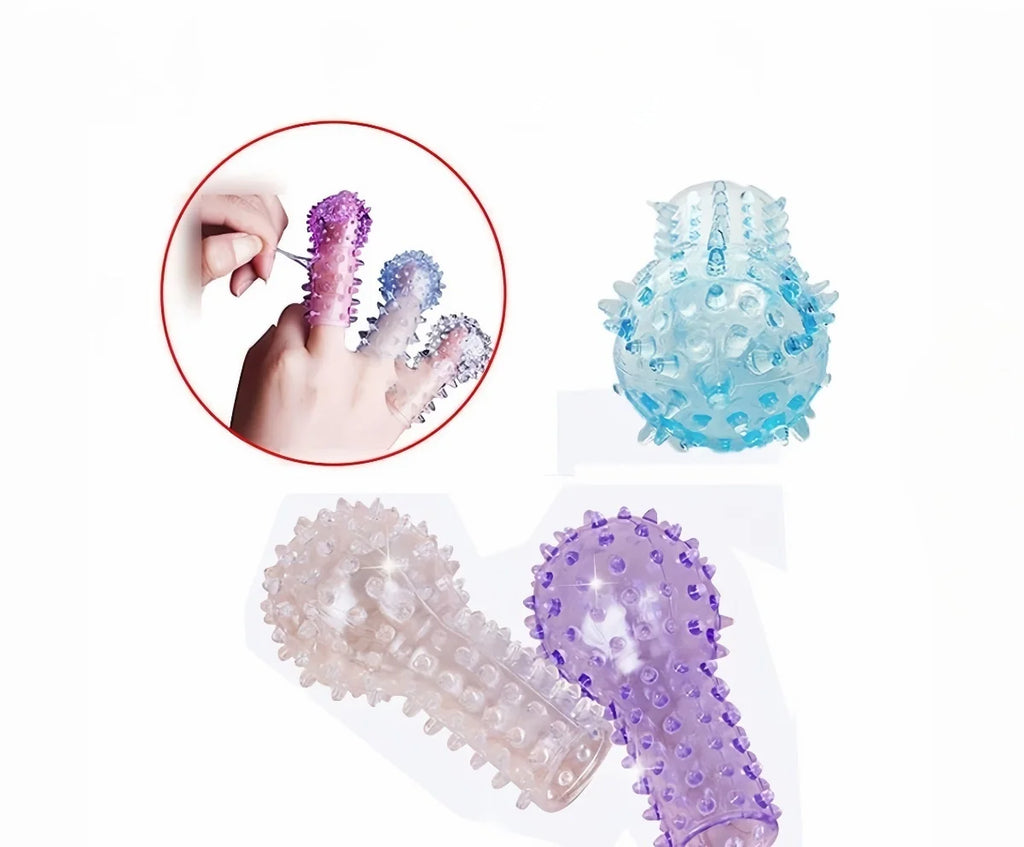Soft Rubber Flirting Gloves for Women G-Spot Stimulator Barbed Clit sex toys for couples  Female masturbation Adult sex products
