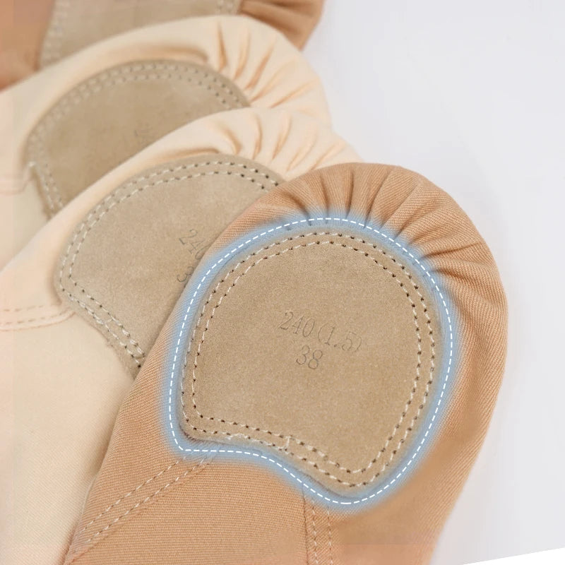 Women Ballet Shoes Ballet Slippers Elastic Fabric Gymnastics Sneakers Ballet Flats Cat Claw Soft soled Shoes