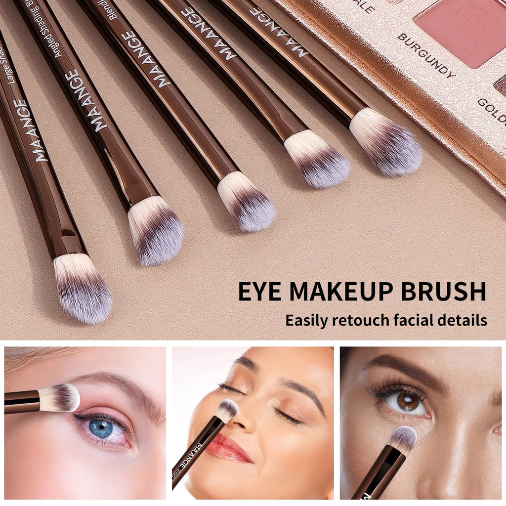 MAANGE 21pcs Makeup Brush Set Including Eyeshadow Brush Foundation Brush, BB Cream Brush Concealer Brush Mixed Brushes Makeup