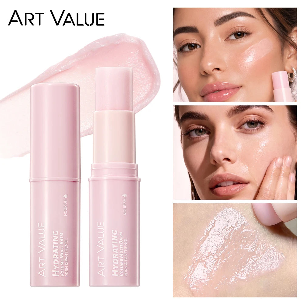 Volume Multi Balm Moisturizing Lightweight Non-Sticky Lipstick Hydrating Lip Stain Tint Plumper Reduces Lip Lines Lip Balm