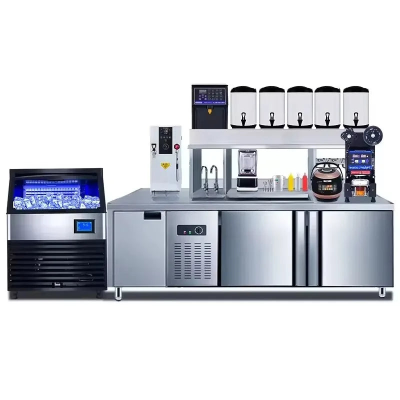 Automatic Milk Tea Machine Fully Automatic Bubble Tea Equipment Commercial Drink Maker for Cafes