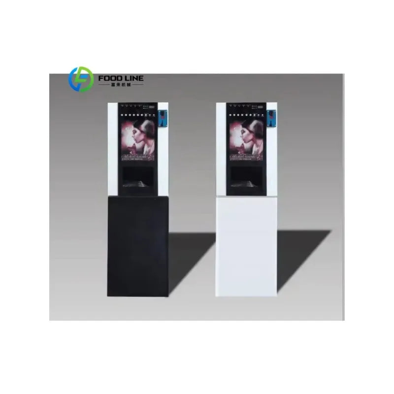 Automatic Espresso Coffee Machine, Commercial Fully Automatic Self-service Coffee Vending Machine for Office Cafe Public Places
