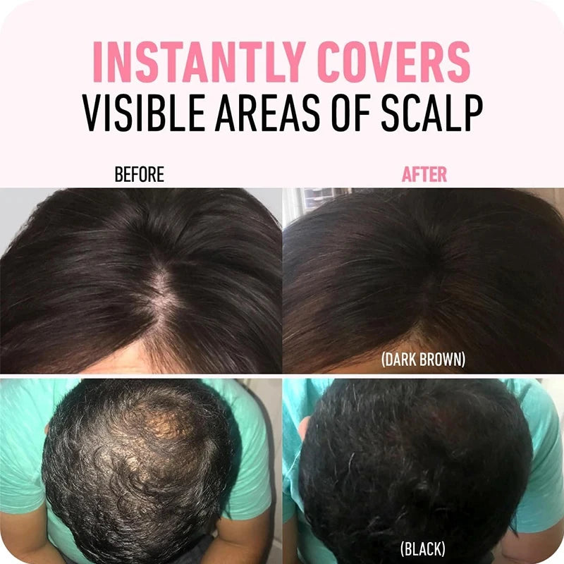 Hair Line Powder 4g Black Root Cover Up Natural Instant Waterproof Hairline Shadow Powder Hair Concealer Coverage 14 Color