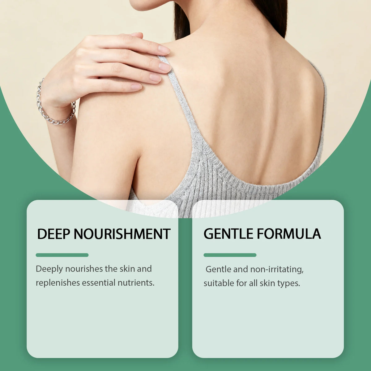 Skin Care Cream - Light Non-Greasy Texture, Gentle Moisturizing, Daily Body Care, Softening Formula and Long-Lasting Hydration