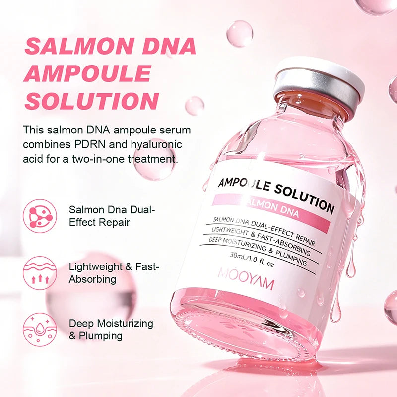 Salmon DNA PDRN Skin Care Set Ampoule Serum Capsule Cream Eye Stick Collagen Hyaluronic Acid Moisturizing Facial Skin Care Kit