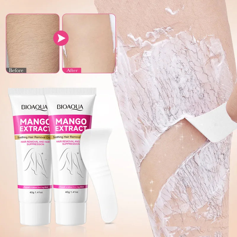 Permanent Hair Removal Cream Hair Growth Inhibitor Face Arm Armpit Leg Intimate Areas Painless Depilatory For Men Women Care