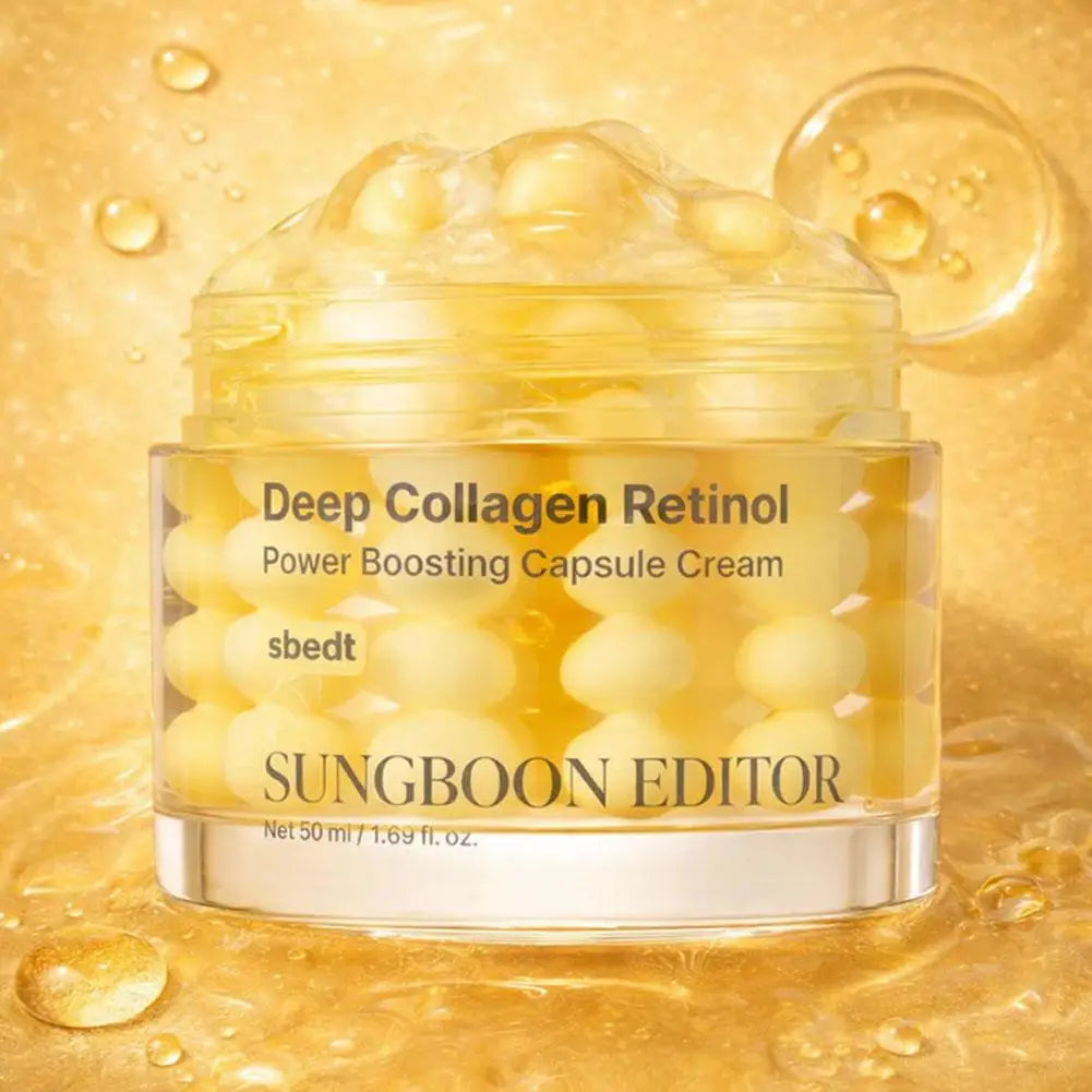 Deep Collagen Silk Peptide Intensive Lifting Ampoule Essence, Retinol Capsule Cream, Barrier Repair Mist Mask Korean Skincare