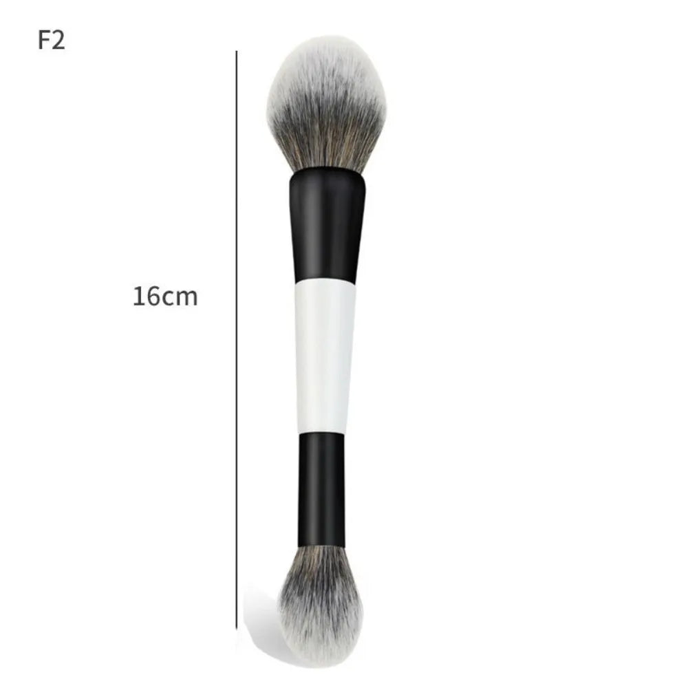 Dual-Ended F4 Contour Face Brush High Coverage Cosmetic Beauty Makeup Brushes Multi-purpose Eyeshadow Concealer Brushes