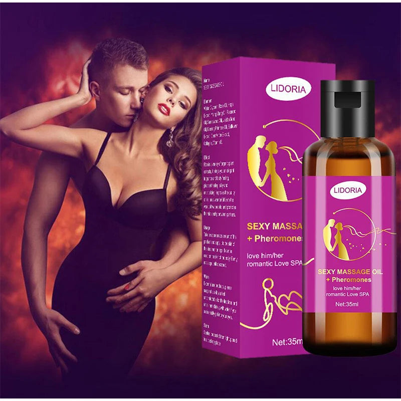 Sexy Men Women Massage Essential Oil Natural Pheromone Relax Stress SPA Romantic Enhance Skin Care Attraction