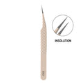 SENSE LASHES Fiber Tweezers for Eyelash Extensions Lash Isolation Tweezers Curved Volume Pinzas Para Extensión De Pestañas