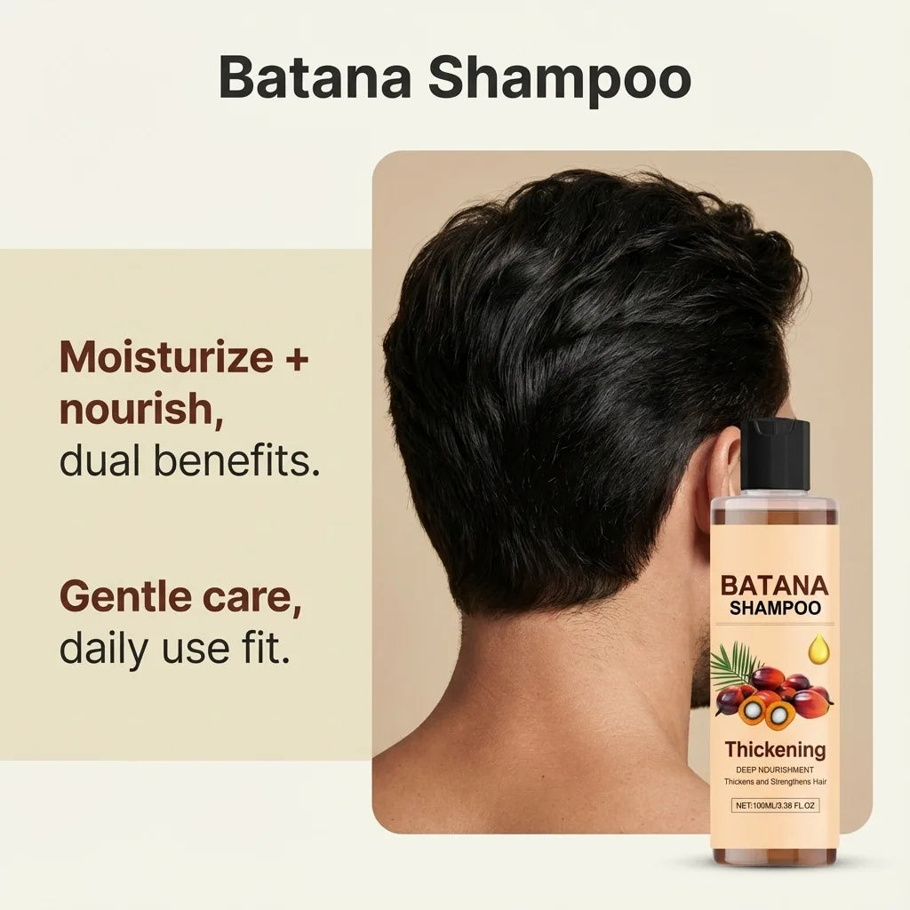 Batana Shampoo Hair Growth Thickening Strengthening Anti Hair Loss Dandruff Oil Control Deep Nourishment Dry Damaged Hair Care