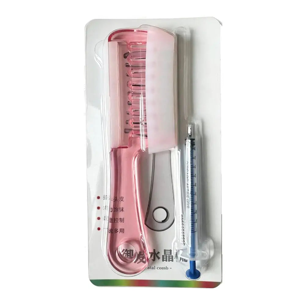 Hair Serum Applicator Comb， Scalp Massage Liquid Dispenser for Essential Oil, Anti Hair Loss Root Treatment Brush Tool