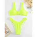 Sexy Plain Bikini Women's Swimsuit Brazilian Female Swimwear 2026 Push Up Bathing Suit Thong Bikinis Sets Two-piece Beach Wear