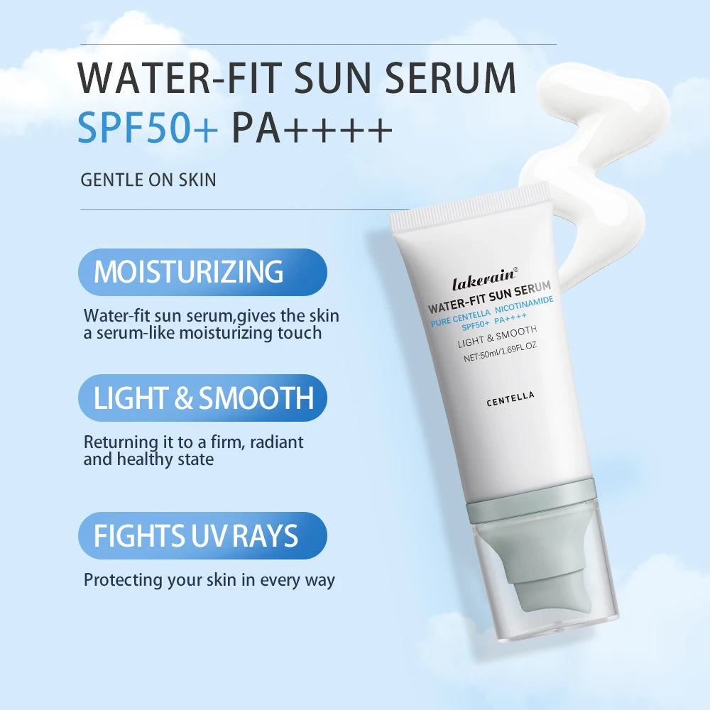 SPF50 Facial Centella Sunscreen Protector Solar Sunblock Skin Whitening Cream Korean Moisturizing Protector New Care Body