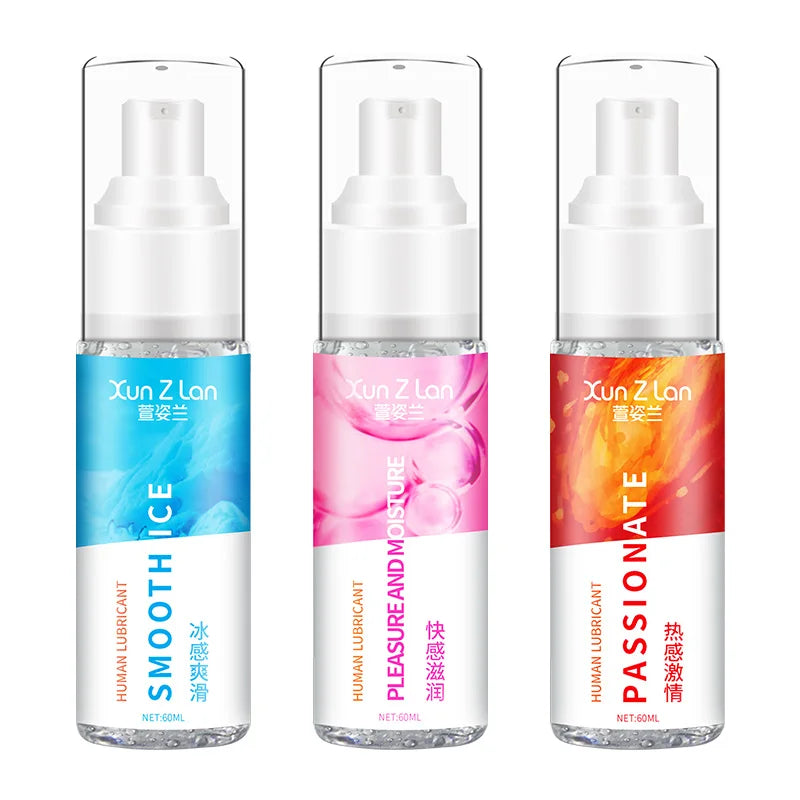Cooling Lube & Warming Lube For Couples Intense Orgasm Gel 60ml Passion, Pleasure Moisture, Smooth Ice Lubricant For Vagina Anal