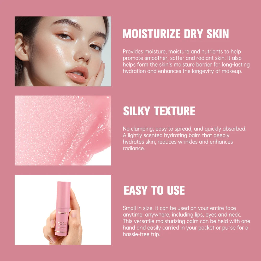 Lakerain Moisturizing Wrinkle Bounce Multi Balm Facial Collagen Multi Balm Stick Wrinkle Bounce Balm Cream Dull Cosmetics Korean