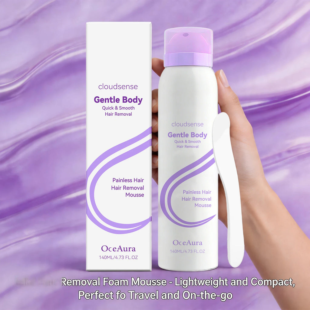 Hair Removal Mousse Painless Depilatory Foam for Underarm & Hand Arms Legs Soft Smooth After Every Use Refreshing Skin Care