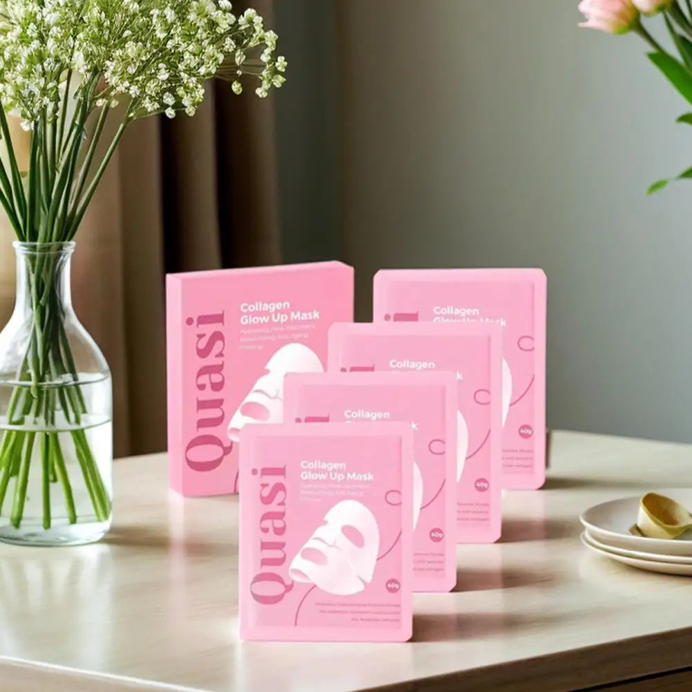 Bio Collagen Face Mask Korean Overnight Repair Formula Anti Aging Moisturizing Brightening Firming Fine Line Pore Skin Care