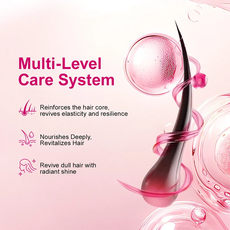 PURC Keratin Hair Mask Repair Damaged Hair Smoothing Softness Reduces Dryness Frizz Collagen Nourish Hair Care Products 200g