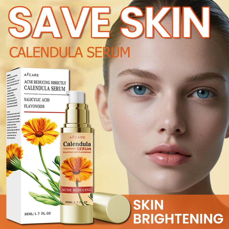 Facial Calendula Serum Natural Essence Contains Salicylic Acid Skin Improve Dry And Rough Skin Korean Face Skincare Product