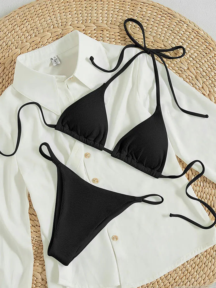 Bandage Sexy Brazilian Bikini Biquini Praia Swimwear Women Hot Swimsuit Traje De Bano Mujer Maillot Femme Monokini Badpak Dames