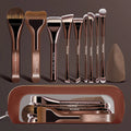 MAANGE 11pcs Makeup Brush Set Foundation Brush Concealer Brush Contour Brush Ultra Thin Foundation Makeup Facial Mask Brush