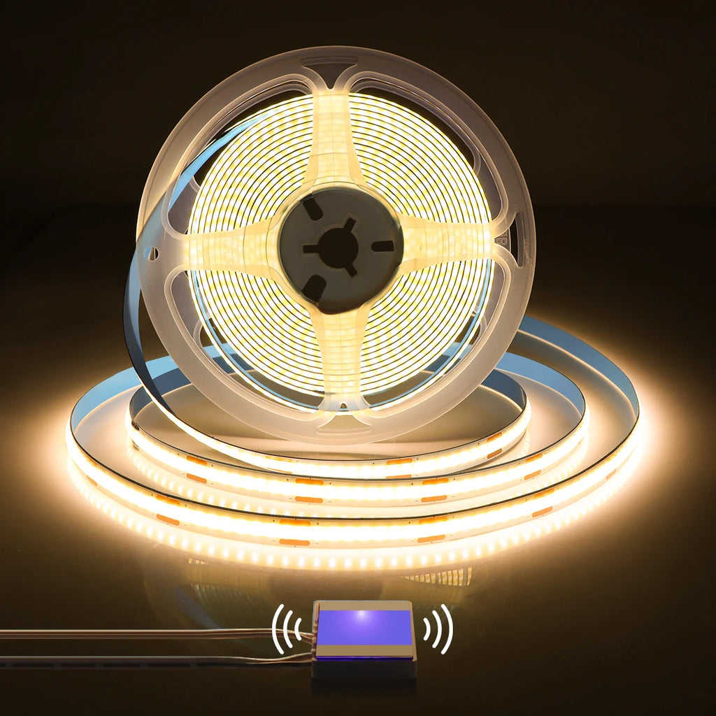 LED Makeup Lamp USB Rechargeable Lamp 5V LED Strip Light with Touch Sensor Dimmable Swtich for Bathroom Mirror Backlight Decor