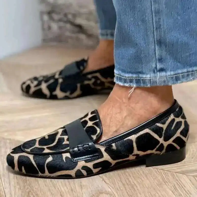 Flat Heels Shoes Round Toe Boat Shoes Women Loafers