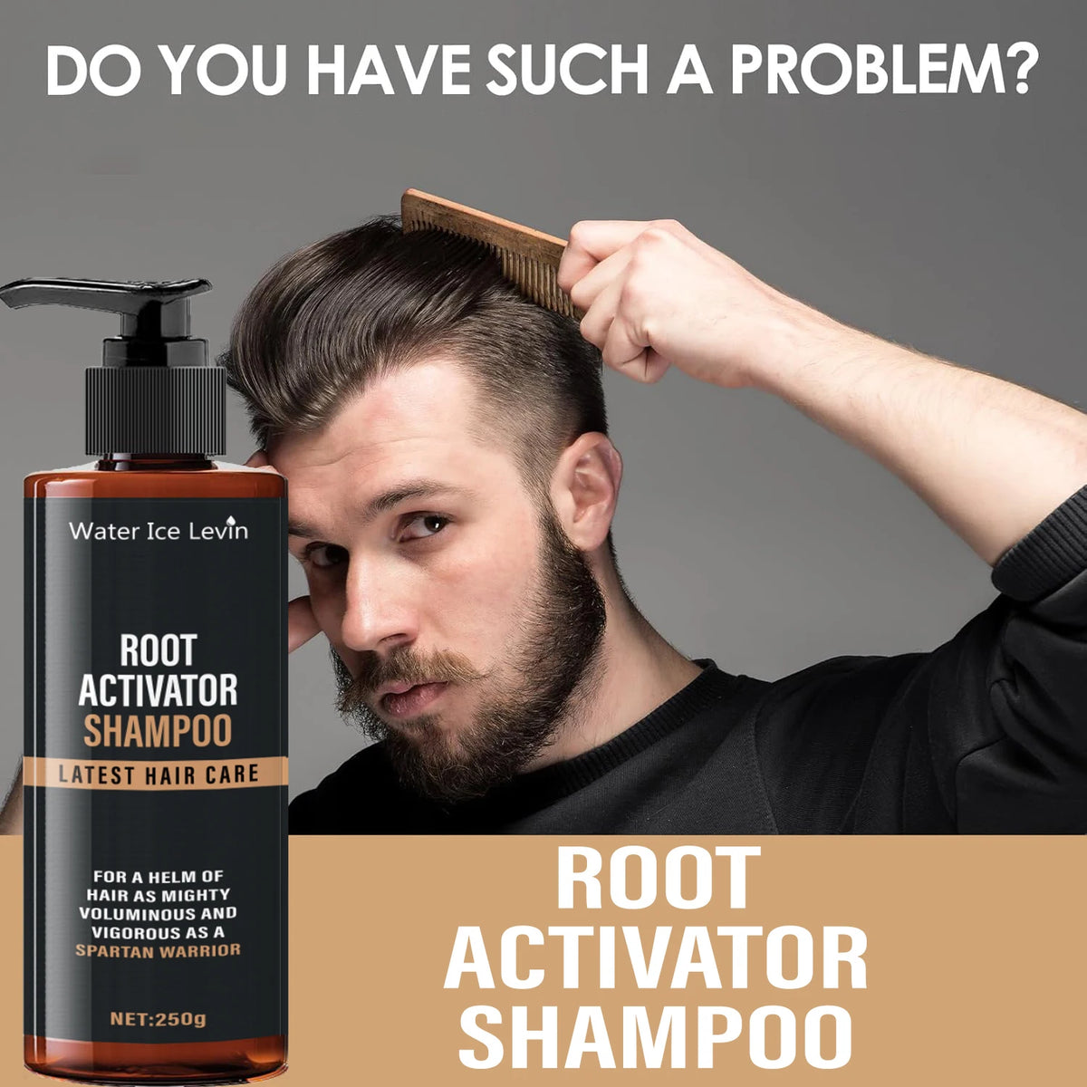Root Activating Shampoo - Natural Herbal Extracts, Keratin and Biotin Leave Hair Feeling Fresh and Dry, Makes Damaged Hair More