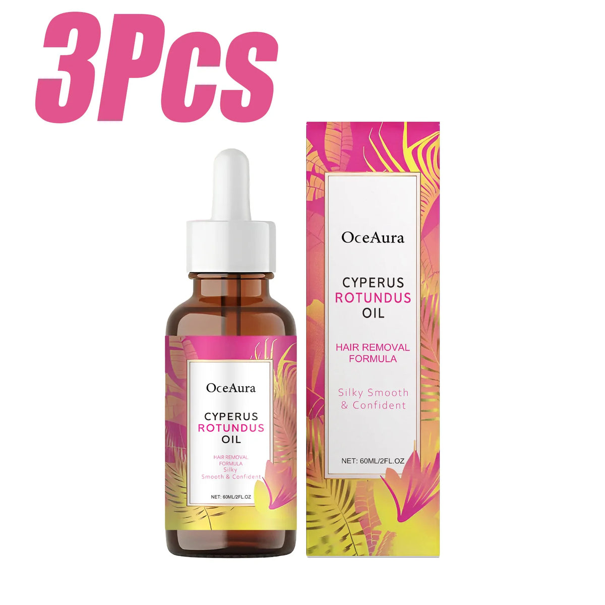 Cyperus Rotundus Oil Natural Post Hair Removal Soothing Oil Hair Reduction Care Moisturizing Soothing Body Care for Smooth Skin