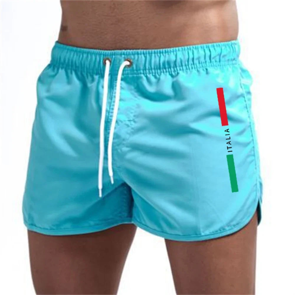 PLA Pantalones Cortos De Fitness Traje De Baño De Verano Deportes De Ocio Tabla De Natación Para Hombre, Marea De Playa