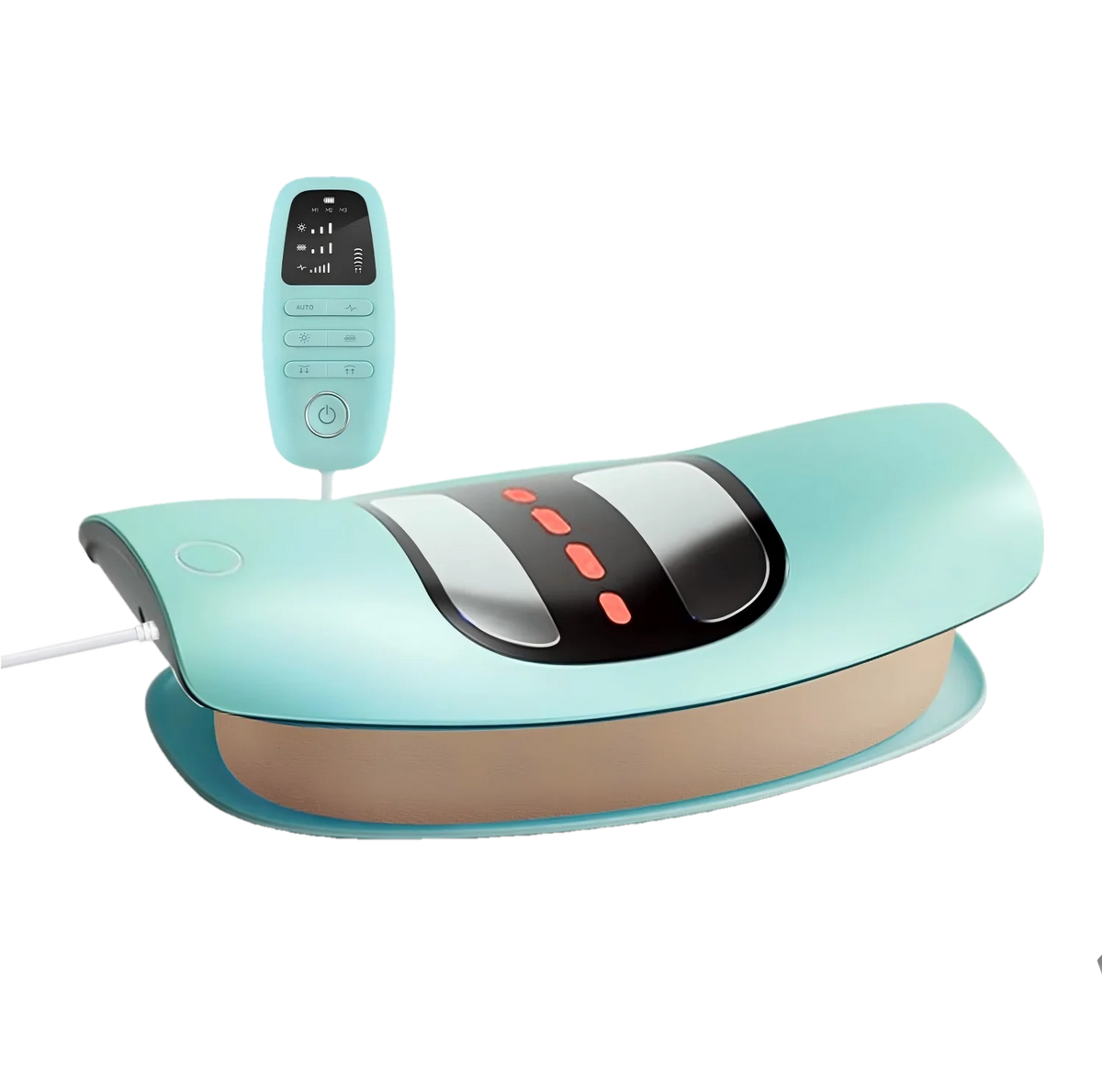 4 in 1 Lumbar Traction Device with Dynamic Airbag Traction Back Stretcher Adjustable Waist Back Massager for Muscle Relax