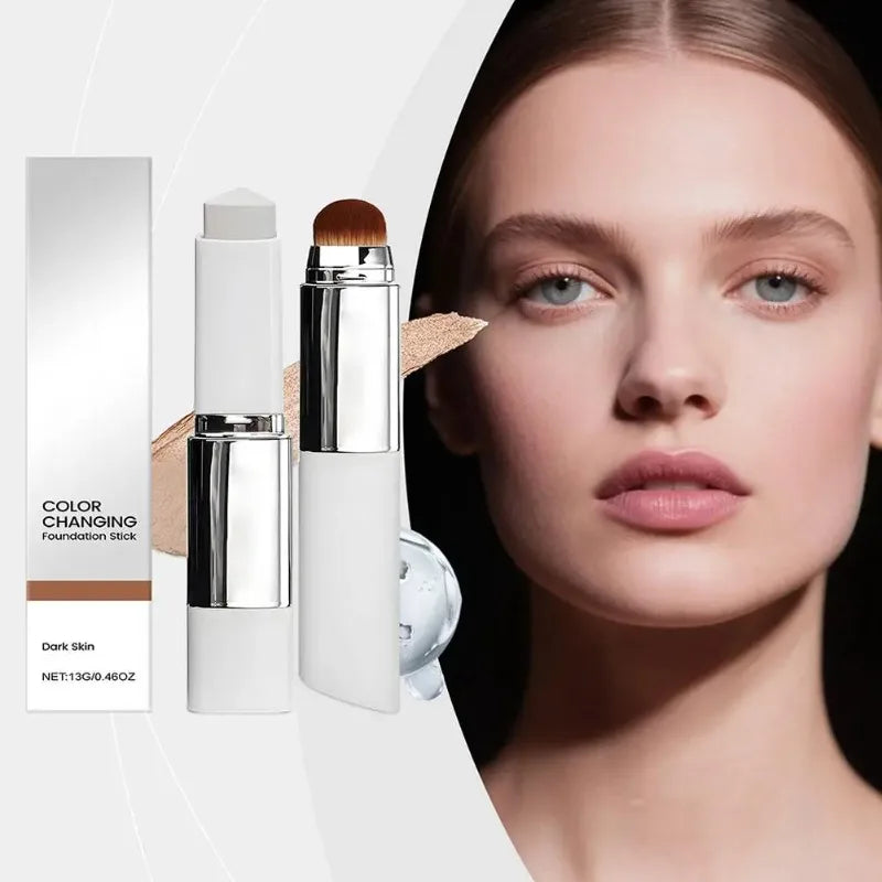Korean Changing Foundation Stick Is Lightweight Hydrating Non-sticky Brightening Foundation Color Changing For All Skin Types