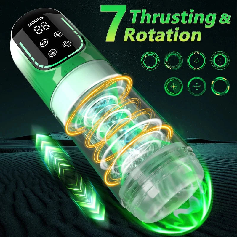Sex Toys for Men Automatic Sucking Licking Male Masturbator Penis Pump Sucking Pocket Pussy Blowjob Machine Adult Supplies