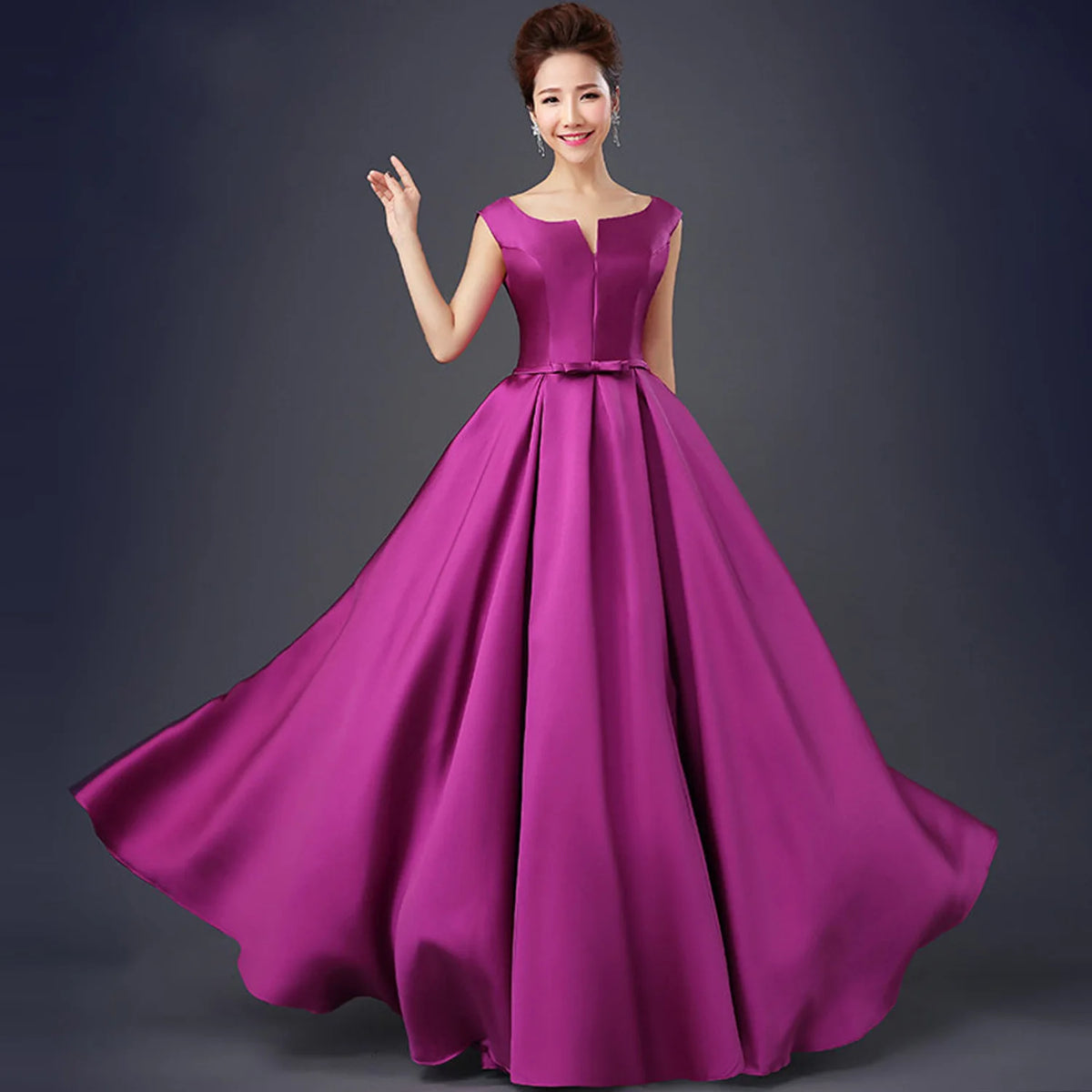 White Satin Bride Maxi Dress Elegant Long Prom Evening Guest Party Summer Dresses for Women 2026 Wedding Bridesmaid Vestidos