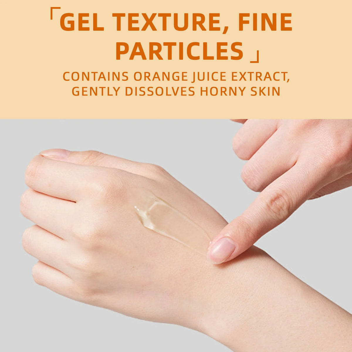 Orange Exfoliating Gel For Facial Body Gentle Orange Facial Scrub Body Cleansing Gel Dead Skin Remover Scrub Skin Cleaning
