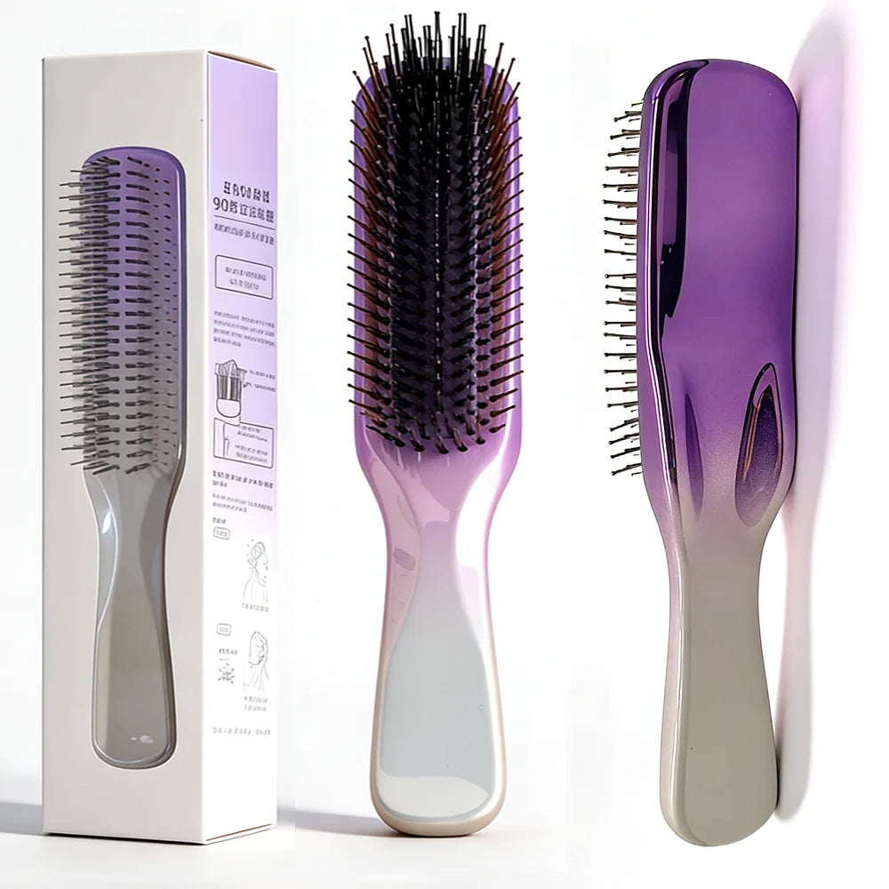 New Japanese Premiun Comb Scalp Matte Gold Massage Brush Portable Soft Anti-frizz Comb Head Massager Hair Beauty Styling Tools