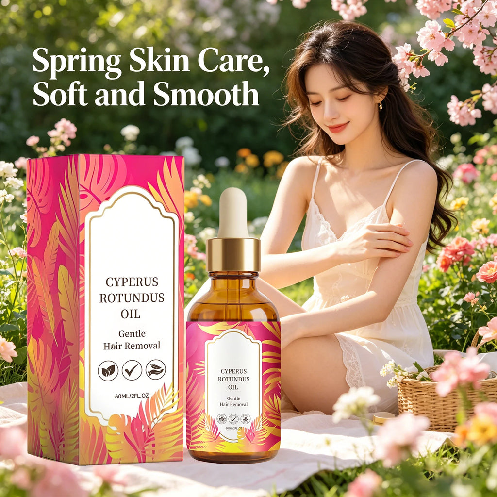 Natural Cyperus Rotundus Oil Removing Hair Moisturizing Sootheing Skin Improve Skin Texture Slow down Hair Growth Skin Care Oil