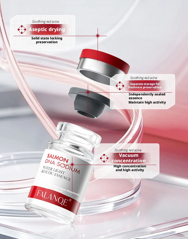 Salmon DNA Sodium Serum PDRN Collagen Facial Serum Whitening Firming Elasticity Skin Renewal Repair Korean Beauty 10pcs/pack