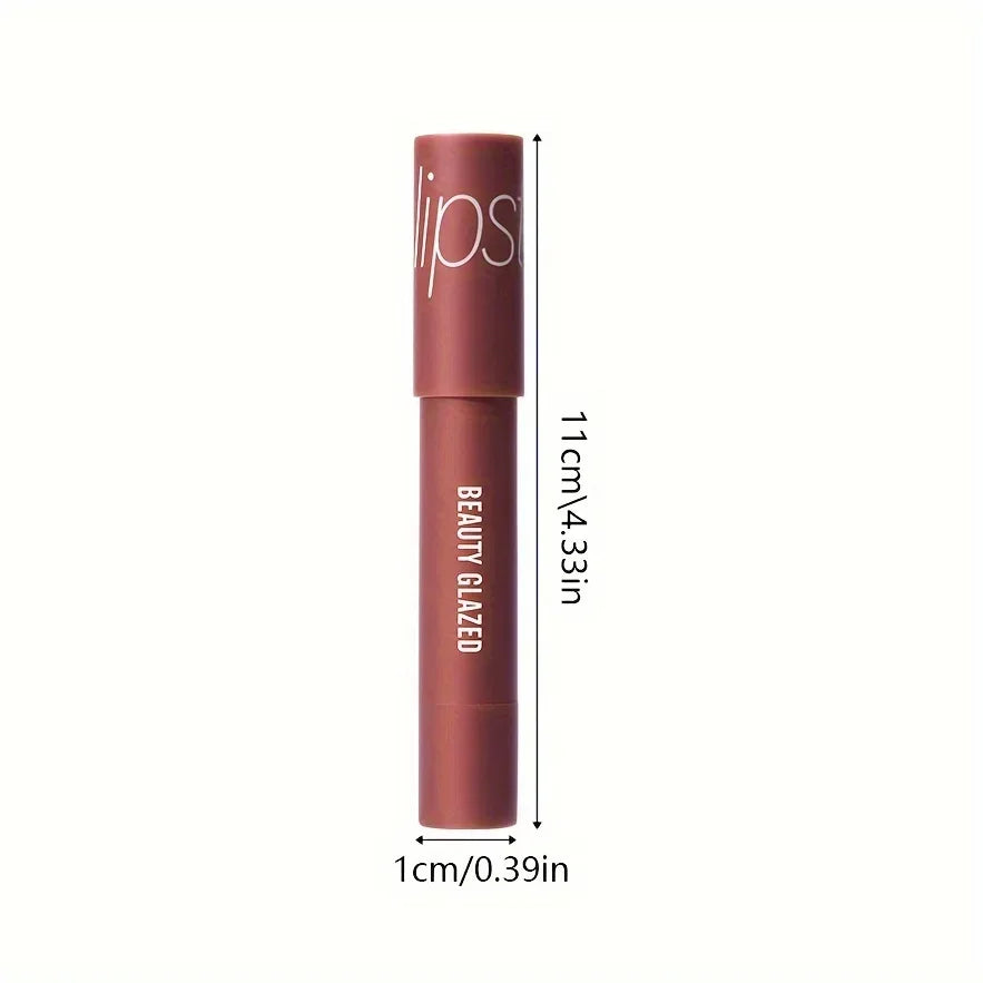 BEAUTY GLAZED 12 Colors Long-Lasting Waterproof Non-Stick Matte Lipstick Pen