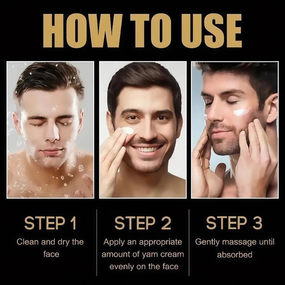 HISENRAIN Collagen & Retinol Face Cream for Men - Intense Moisture, Anti-Aging Hydration, Revitalizing Nourishing Skincare.