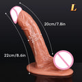 New Model Super Realistic Dildo,Erect Penis,Anal Plug,Real Large Testis,Adults Doods Sex Toy For Women Couple Flirting Sexuales
