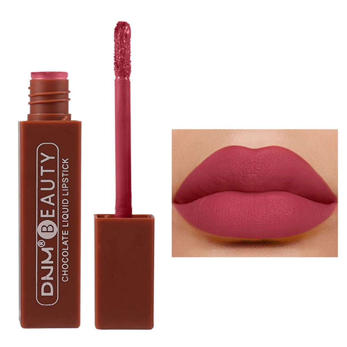 Velvety Matte Liquid Lipstick Long-lasting Lip Gloss Lip Makeup Cosmetics Moisturizing Lip Tint Waterproof Non-marking 1PCS