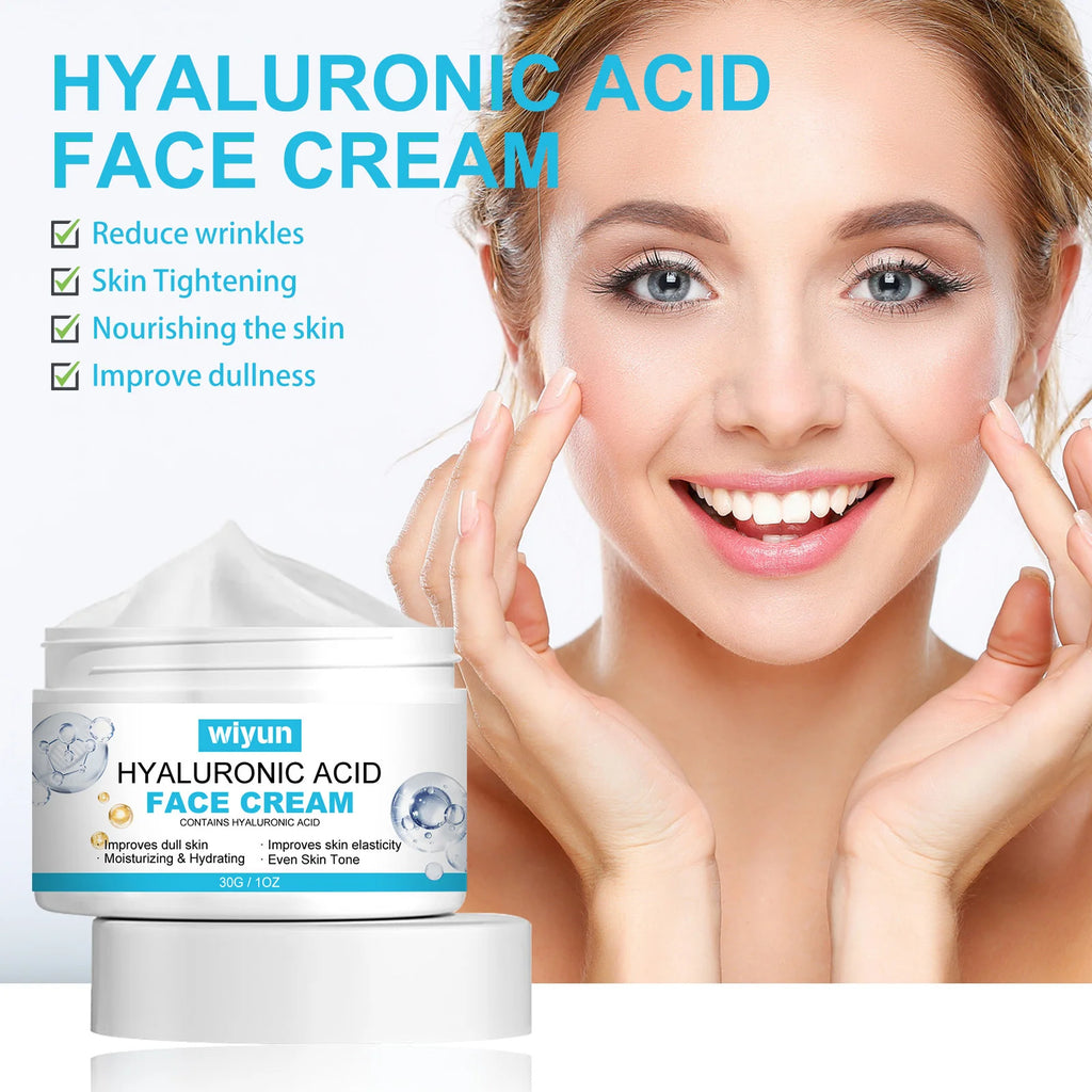 Hyaluronic Acid Cream For Face Pore Shrinking Oil Control Skin Rejuvenation Moisturizing Brightening Anti Aging Korean Skin Care