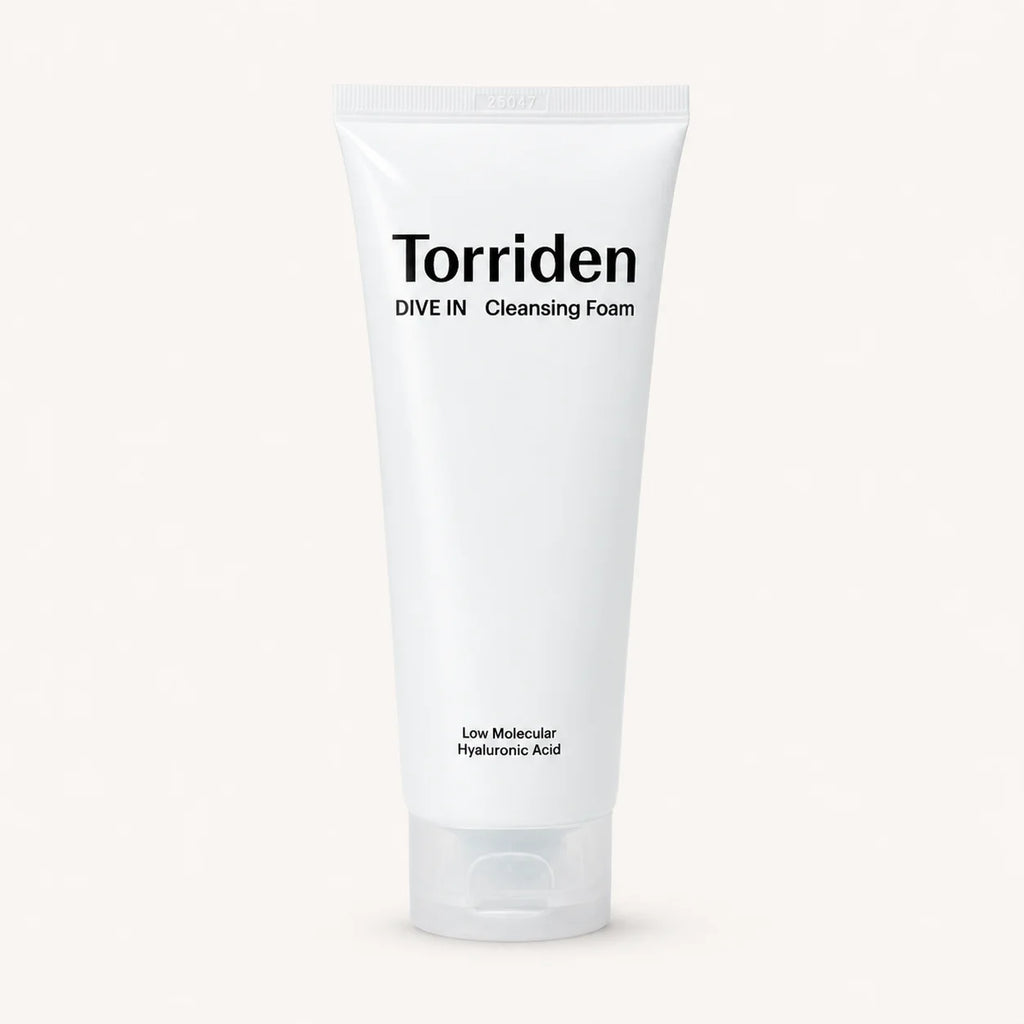 Torriden DIVE IN Balanceful Korean Skincare Set Salicylic Acid Centella Cleansing Foam to Hyaluronic Acid for Moisturizer Cream